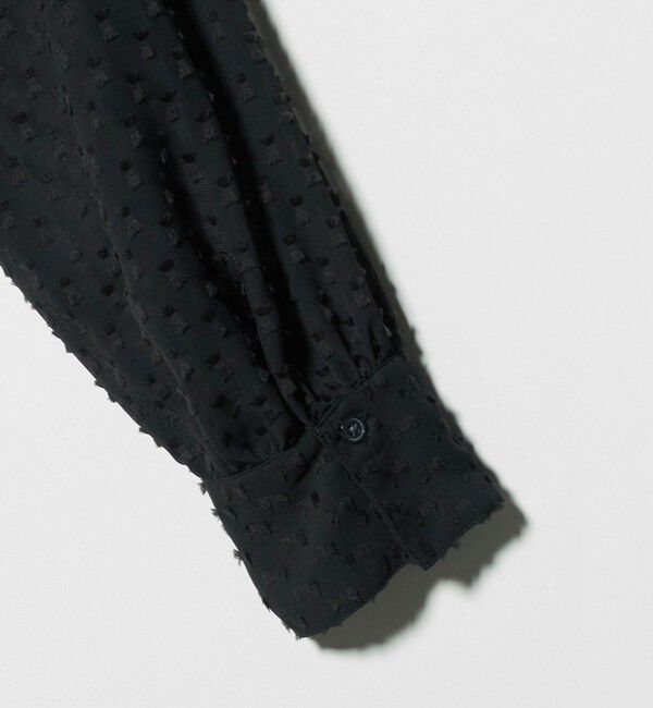 UNITED ARROWS green label relaxing「プチ リボンモチーフ ジャガード ブラウス」|シャツ・ブラウス|