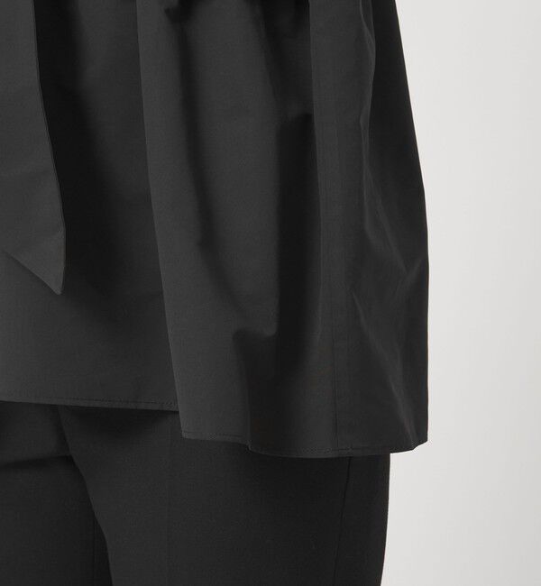 UNITED ARROWS green label relaxing「タフタ ドッキング リボン プルオーバー ニット ウォッシャブル」|ニット・セーター|