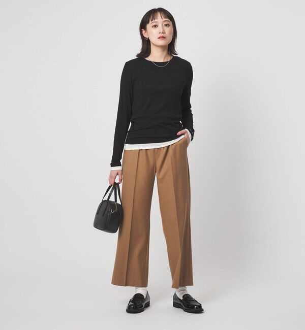 UNITED ARROWS green label relaxing「ベアテン フェイクレイヤード クルーネック プルオーバー」|Tシャツ・カットソー|