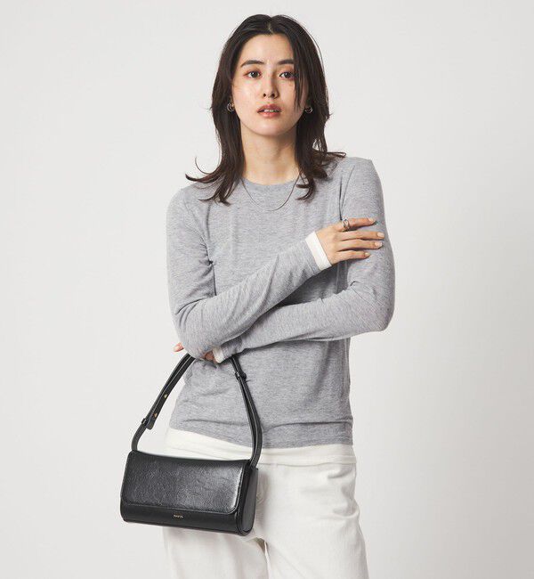 UNITED ARROWS green label relaxing「ベアテン フェイクレイヤード クルーネック プルオーバー」|Tシャツ・カットソー|MD.GRAY