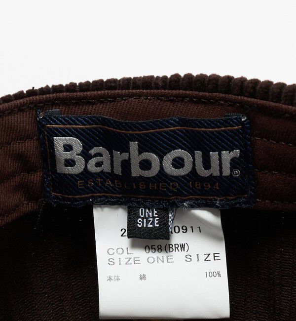UNITED ARROWS green label relaxing「＜Barbour＞preston コーデュロイ キャップ」|キャップ・キャスケット|