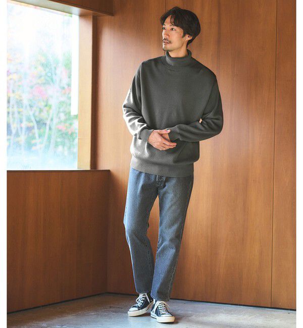 UNITED ARROWS green label relaxing「コットン アゼ タートル ネック ニット」|ニット・セーター|