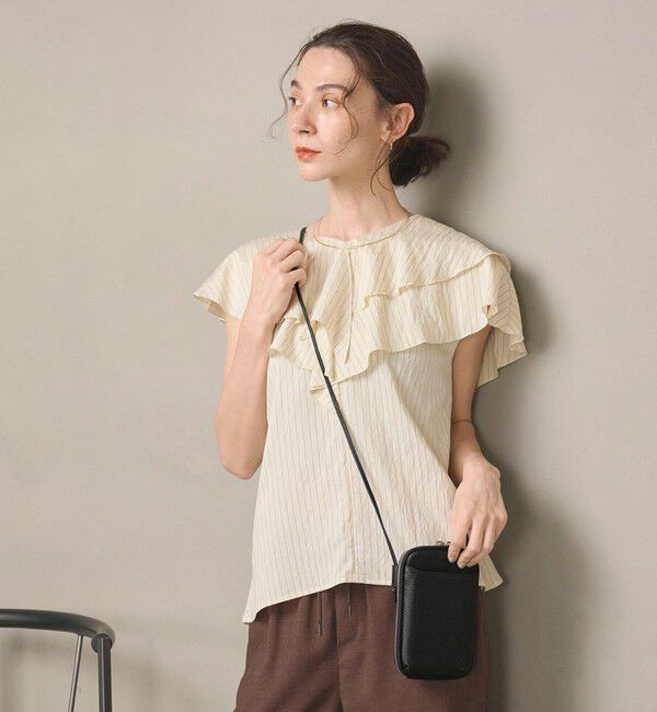 BEAUTY&YOUTH UNITED ARROWS「レザー ジップスリム ウォレットショルダー」|ショルダー・メッセンジャー|