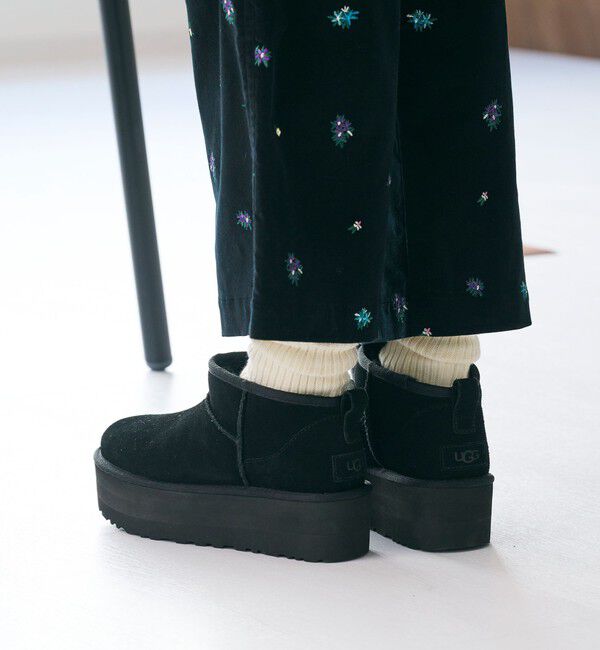 BEAUTY&YOUTH UNITED ARROWS「＜UGG＞クラシック ウルトラミニプラットフォーム ブーツ」|ショートブーツ|