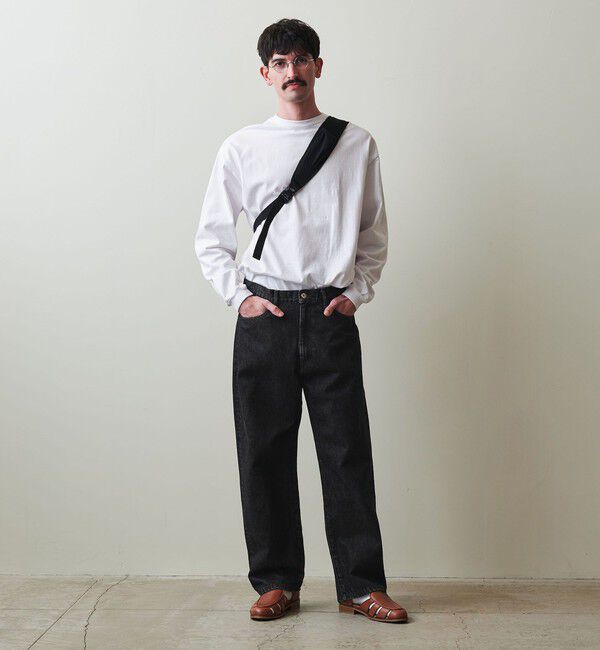 STEVEN ALAN「＜Steven Alan＞ 13.5oz デニム 5ポケット バギー テーパード パンツ」|デニム|