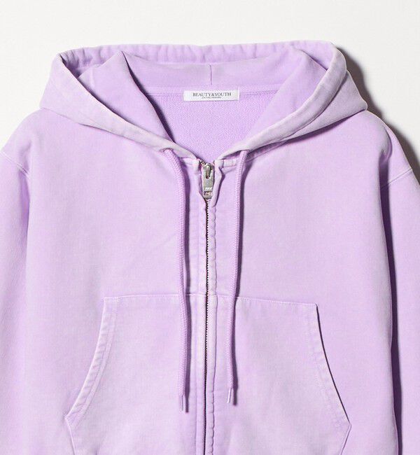 BEAUTY&YOUTH UNITED ARROWS「コットン ショートフロントジップパーカー」|カーディガン|