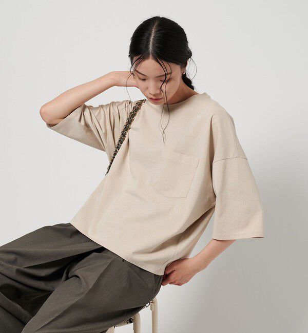 BEAUTY&YOUTH UNITED ARROWS「ドルマンスリーブ ポケット Tシャツ -接触冷感-」|Tシャツ・カットソー|