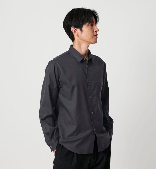 BEAUTY&YOUTH UNITED ARROWS「クリア オックスフォード レギュラー シャツ SLIM型」|シャツ・ブラウス|NAVY