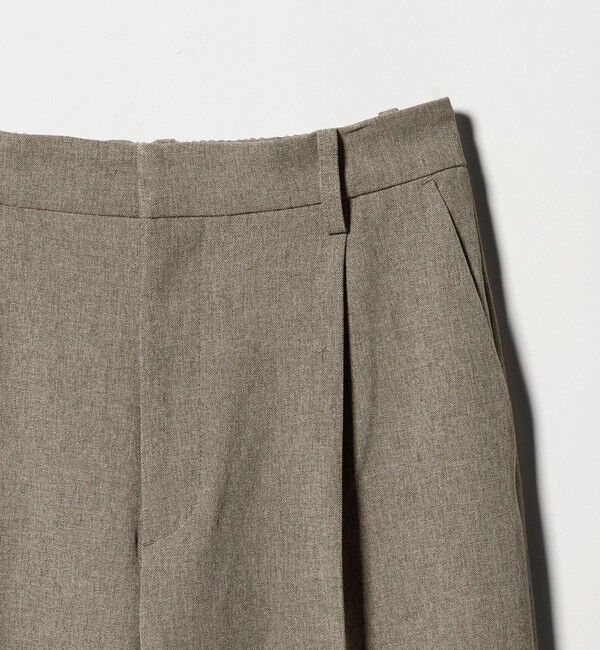 BEAUTY&YOUTH UNITED ARROWS「ポリエステルブレンド バックゴムストレートパンツ」|スラックス|