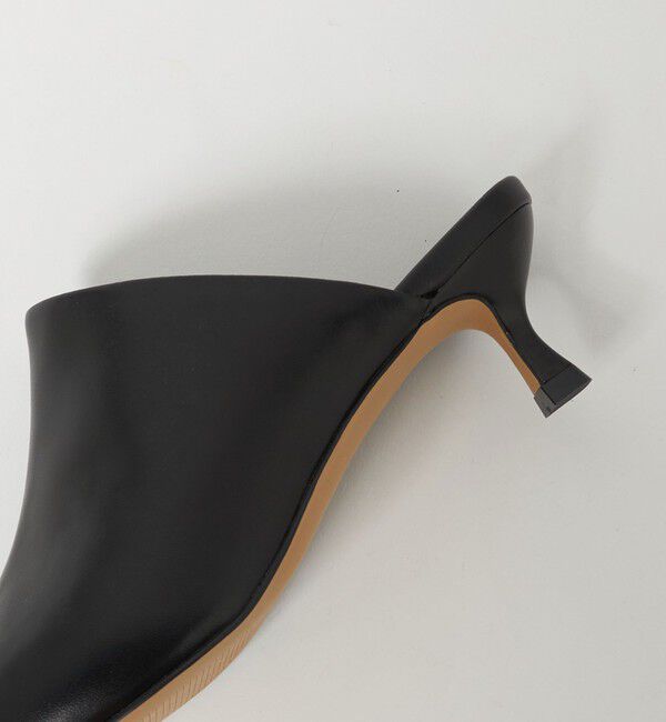 BEAUTY&YOUTH UNITED ARROWS「レザーライク ポインテッド ミュール」|サンダル|