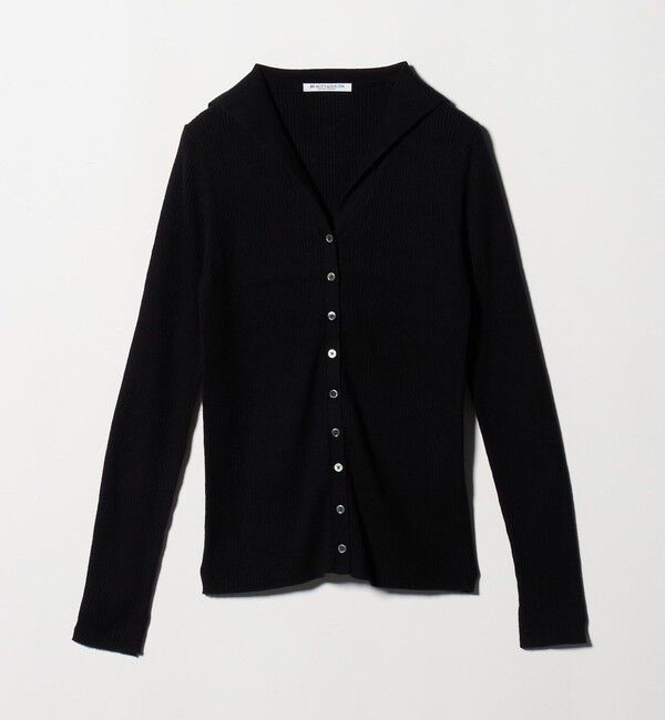 BEAUTY&YOUTH UNITED ARROWS「コットンカシミヤ リブセーラーカラー カーディガン ウォッシャブル」|カーディガン|