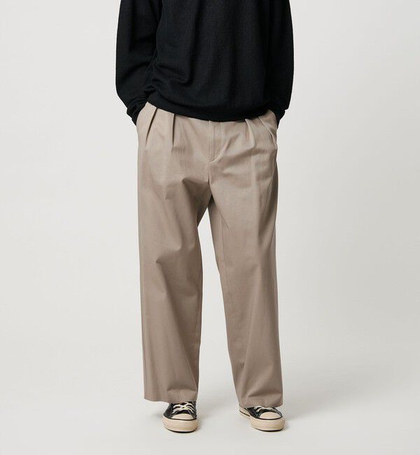 BEAUTY&YOUTH UNITED ARROWS「ダルカラー ワイド チノパンツ」|チノ|