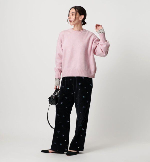 BEAUTY&YOUTH UNITED ARROWS「ウールカシミヤ アクア クルーネックニット」|ニット・セーター|