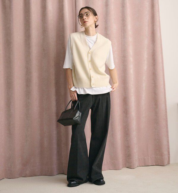 BEAUTY&YOUTH UNITED ARROWS「ウールカシミヤブレンド アクア ニットベスト」|ベスト・ジレ|