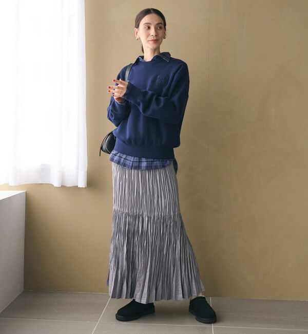 BEAUTY&YOUTH UNITED ARROWS「ポリエステル チンツプリーツ スカート」|スカート|