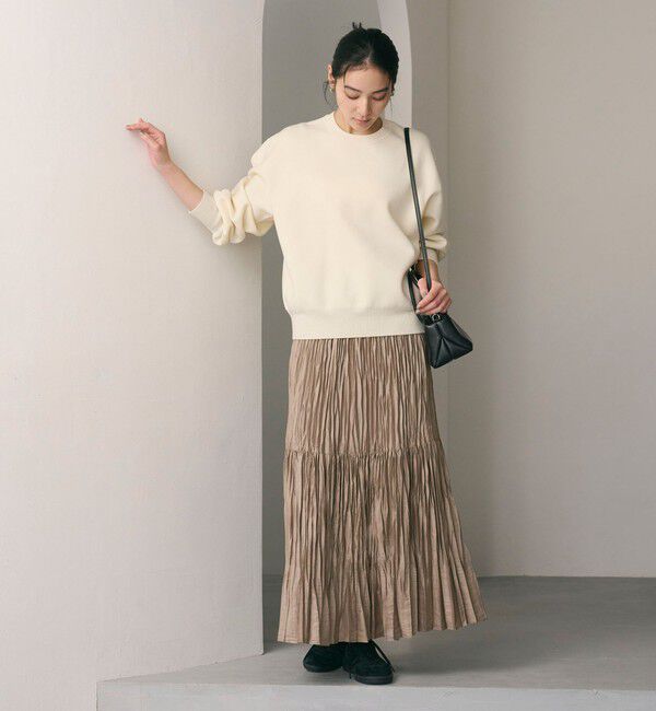 BEAUTY&YOUTH UNITED ARROWS「ポリエステル チンツプリーツ スカート」|スカート|