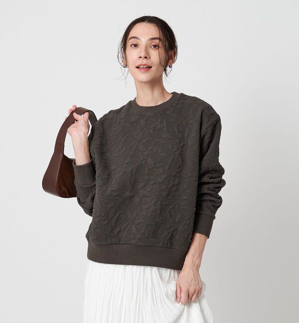 BEAUTY&YOUTH UNITED ARROWS「ボタニカルジャガード プルオーバー」|Tシャツ・カットソー|