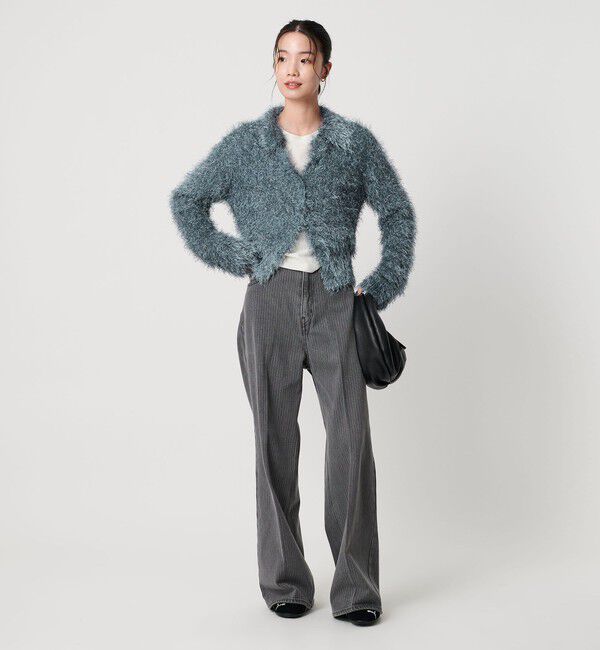 BEAUTY&YOUTH UNITED ARROWS「ポリエステル シャギーカーディガン ウォッシャブル」|カーディガン|