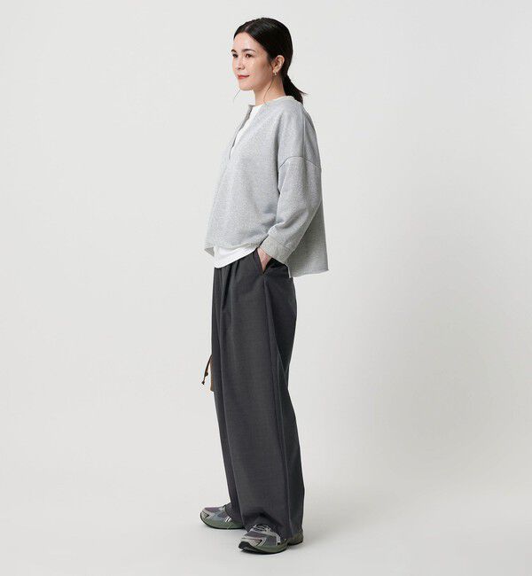 BEAUTY&YOUTH UNITED ARROWS「毛ポリエステルブレンド ワイドタックパンツ」|その他|