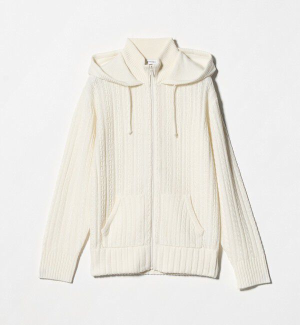 ATTISESSION「＜ATTISESSION＞ケーブル ジップ フーディー トップス」|カーディガン|