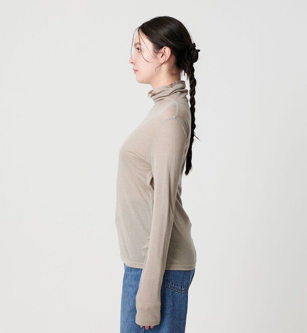 BEAUTY&YOUTH UNITED ARROWS「セルロースブレンドテレコ タートルネックカットソー」|Tシャツ・カットソー|