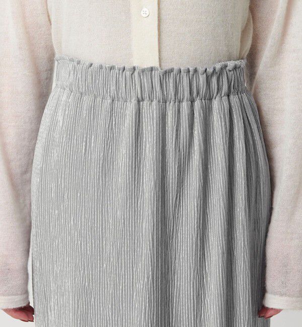 BEAUTY&YOUTH UNITED ARROWS「ベロアプリーツ タイトスカート ウォッシャブル」|タイト|