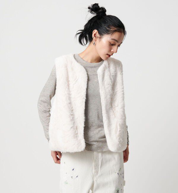 BEAUTY&YOUTH UNITED ARROWS「セルロースウールブレンド クルーネックカットソー」|Tシャツ・カットソー|