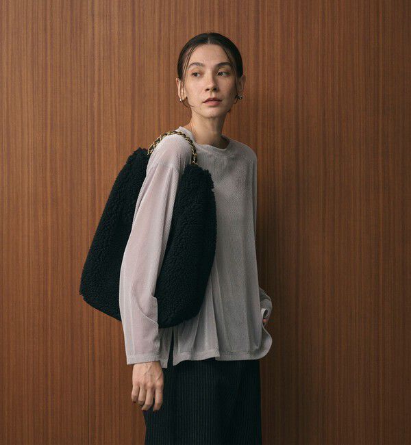 BEAUTY&YOUTH UNITED ARROWS「【一部別注】＜VIOLAd&rsquo;ORO＞ELMO ボア チェーン ショルダーバッグ」|ショルダー・メッセンジャー|