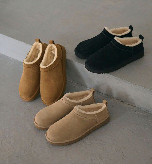 BEAUTY&YOUTH UNITED ARROWS「＜UGG＞クラシック マイクロ ショートブーツ/スリッポン」|ショートブーツ|