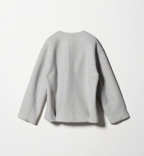 BEAUTY&YOUTH UNITED ARROWS「ブークレ ノーカラーブルゾン」|ブルゾン・スタジャン|