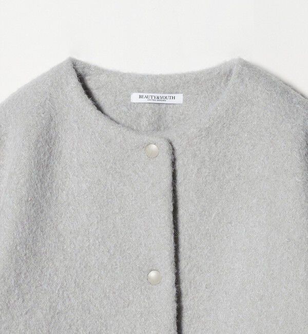 BEAUTY&YOUTH UNITED ARROWS「ブークレ ノーカラーブルゾン」|ブルゾン・スタジャン|