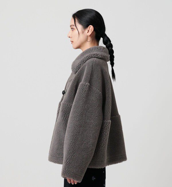 BEAUTY&YOUTH UNITED ARROWS「【WEB限定】ボア&times;フェイクムートン ループボタンジャケット 2WAY」|その他|