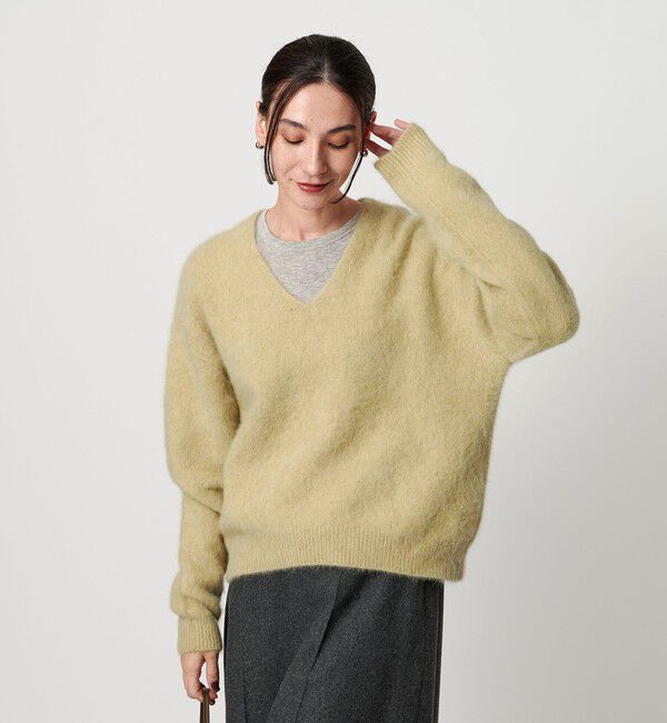 BEAUTY&YOUTH UNITED ARROWS「フォックスカシミヤブレンド Vネックニットプルオーバー」|ニット・セーター|