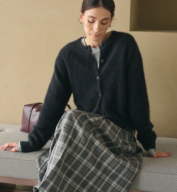 BEAUTY&YOUTH UNITED ARROWS「フォックスカシミヤブレンド クルーネックカーディガン」|カーディガン|