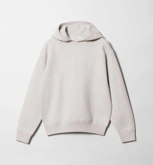 BEAUTY&YOUTH UNITED ARROWS「コットンウールブレンド ソリッド＆ボーダーニットフーディ ウォッシャブル」|ニット・セーター|