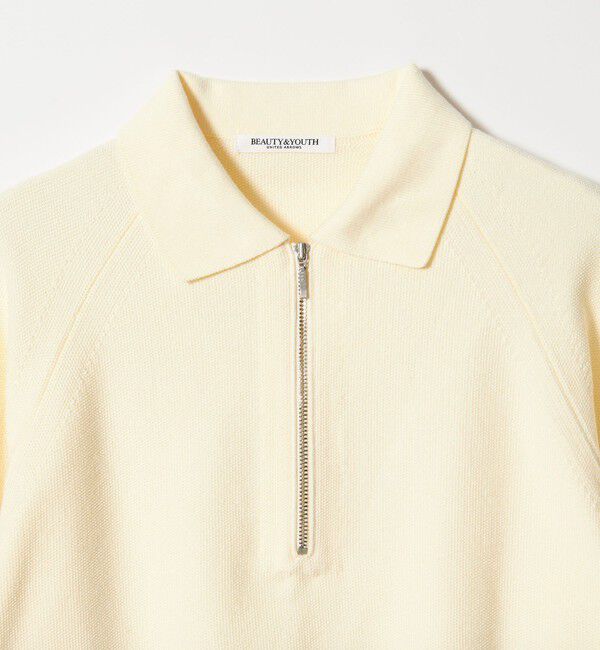 BEAUTY&YOUTH UNITED ARROWS「カノコニット ハーフジッププルオーバー ウォッシャブル」|ニット・セーター|