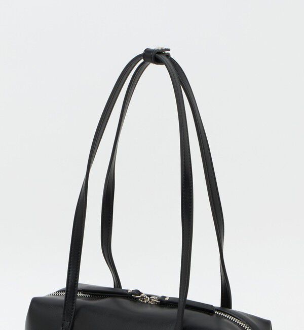 BEAUTY&YOUTH UNITED ARROWS「レザーライク ジップ スクエア ボストンバッグ」|ボストンバッグ|