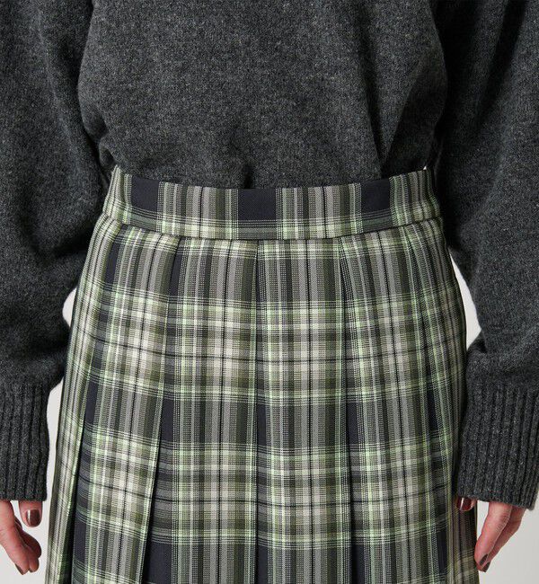 BEAUTY&YOUTH UNITED ARROWS「チェック プリーツロングスカート」|スカート|