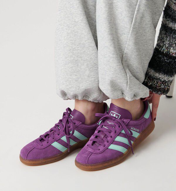 BEAUTY&YOUTH UNITED ARROWS「＜adidas Originals＞ミュンヘン/スニーカー」|スニーカー|PURPLE