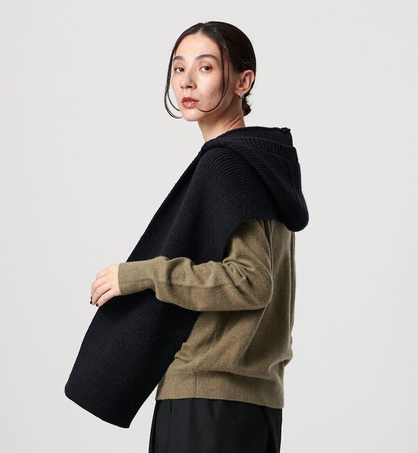 BEAUTY&YOUTH UNITED ARROWS「ニット フード マフラー」|マフラー|