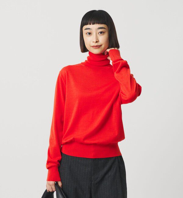 BEAUTY&YOUTH UNITED ARROWS「ウールポリエステル ハイゲージタートルネックニット ウォッシャブル」|ニット・セーター|