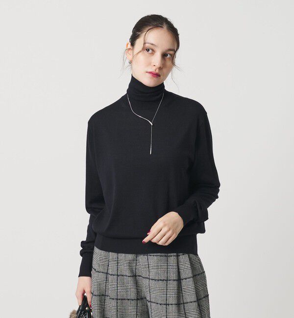 BEAUTY&YOUTH UNITED ARROWS「ウールポリエステル ハイゲージタートルネックニット ウォッシャブル」|ニット・セーター|