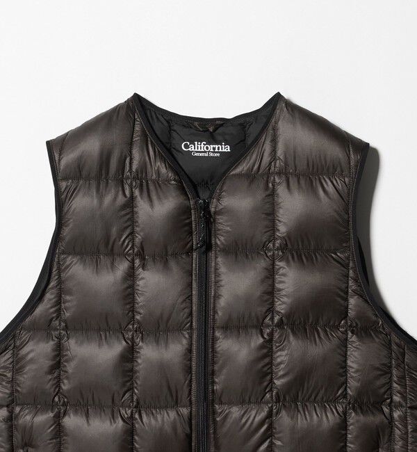 California General Store「＜CGS.＞リサイクルナイロン アライド ダウンベスト」|ダウン|
