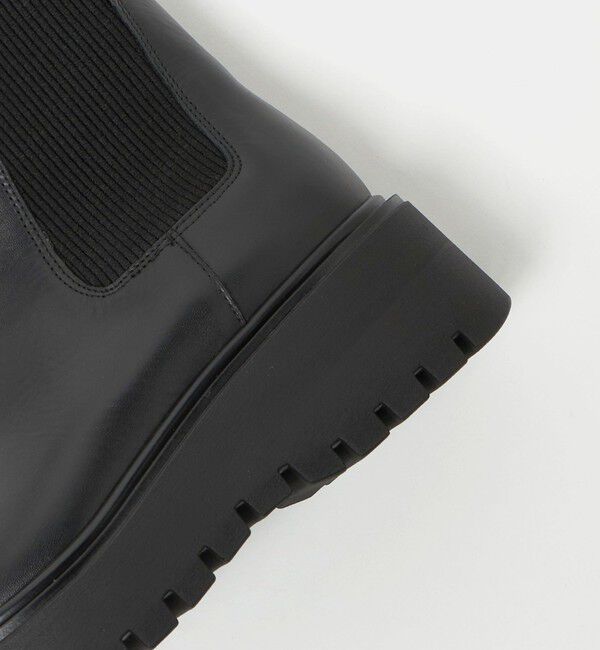 BEAUTY&YOUTH UNITED ARROWS「＜CORSO ROMA 9＞レザー リブ サイドゴアブーツ」|ショートブーツ|