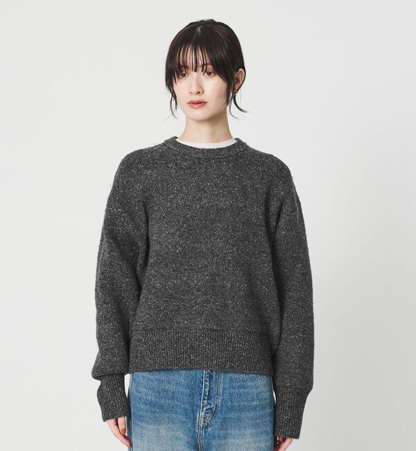 BEAUTY&YOUTH UNITED ARROWS「ウールブレンド シルクネップ ニットプルオーバー」|ニット・セーター|
