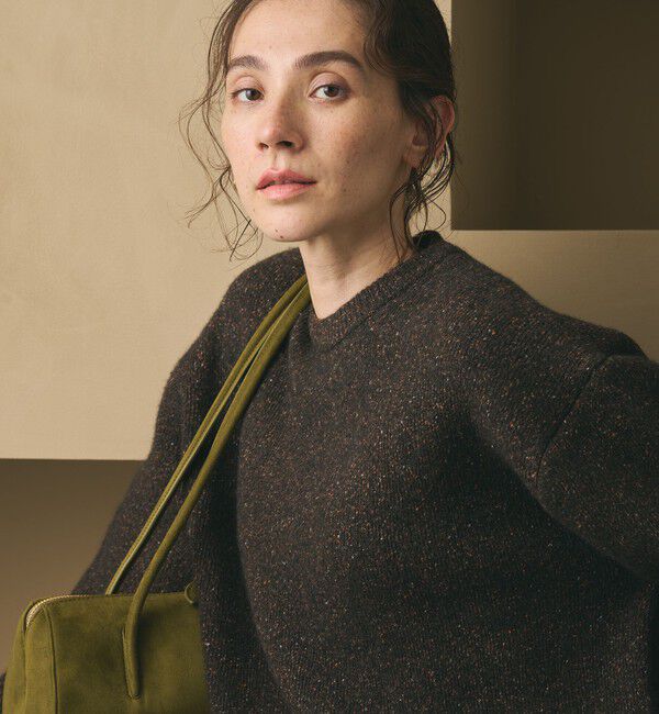 BEAUTY&YOUTH UNITED ARROWS「ウールブレンド シルクネップ ニットプルオーバー」|ニット・セーター|