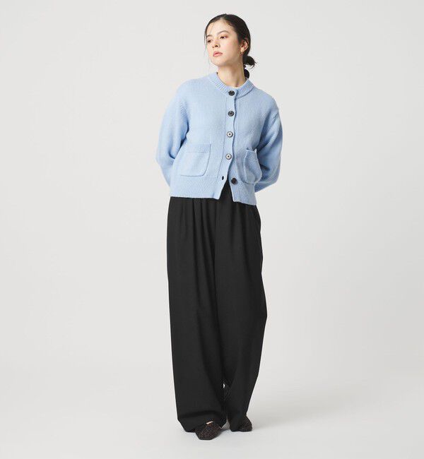 BEAUTY&YOUTH UNITED ARROWS「裏起毛ジョーゼット ワイドパンツ ウォッシャブル」|その他|