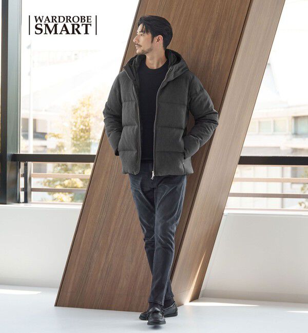 BEAUTY&YOUTH UNITED ARROWS「【WEB限定 WARDROBE SMART】LANATEC フード ダウンジャケット」|ダウン|