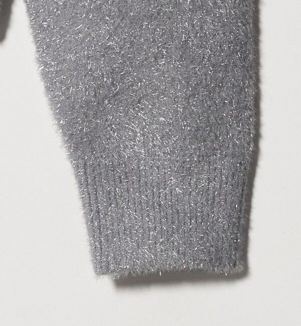 BEAUTY&YOUTH UNITED ARROWS「ラメフェザー Vネックニットプルオーバー」|ニット・セーター|