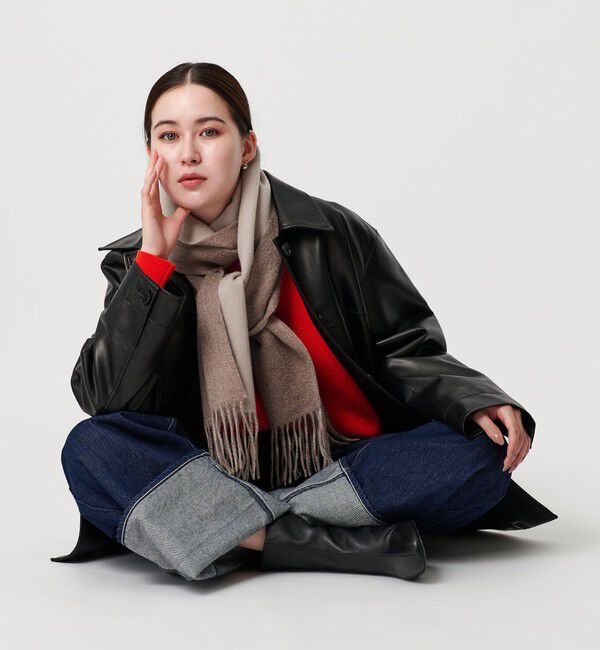 BEAUTY&YOUTH UNITED ARROWS「【別注】＜Eds Cashmere＞カシミヤ リバーシブル マフラー」|マフラー|